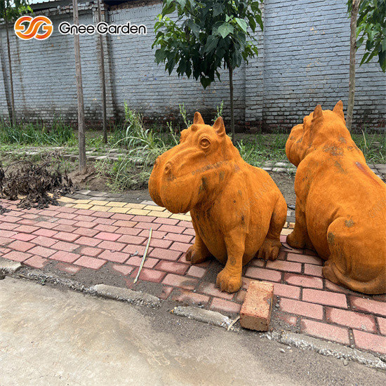 Ζωικό γλυπτό χάλυβα Corten