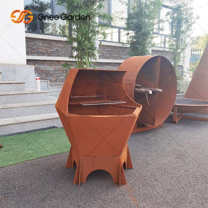Υπαίθριο Corten κοίλωμα σχαρών μετάλλων σχαρών σχαρών χάλυβα ευρωπαϊκό