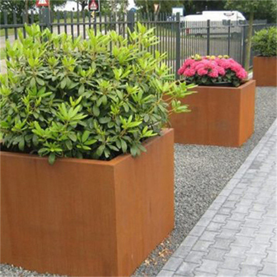 Κιβώτια καλλιεργητών χάλυβα Corten