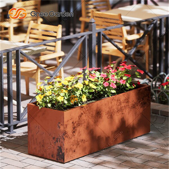 Κιβώτια καλλιεργητών χάλυβα Corten
