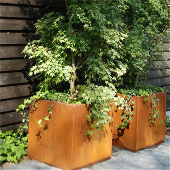 Κιβώτια καλλιεργητών χάλυβα Corten