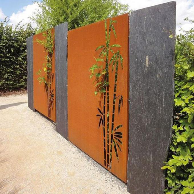  Οθόνη κήπων χάλυβα Corten