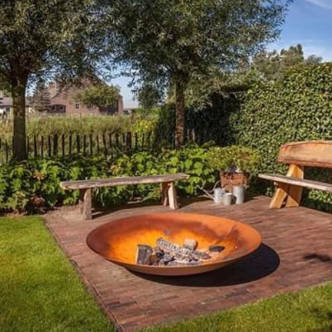 Κοιλώματα πυρκαγιάς χάλυβα Corten