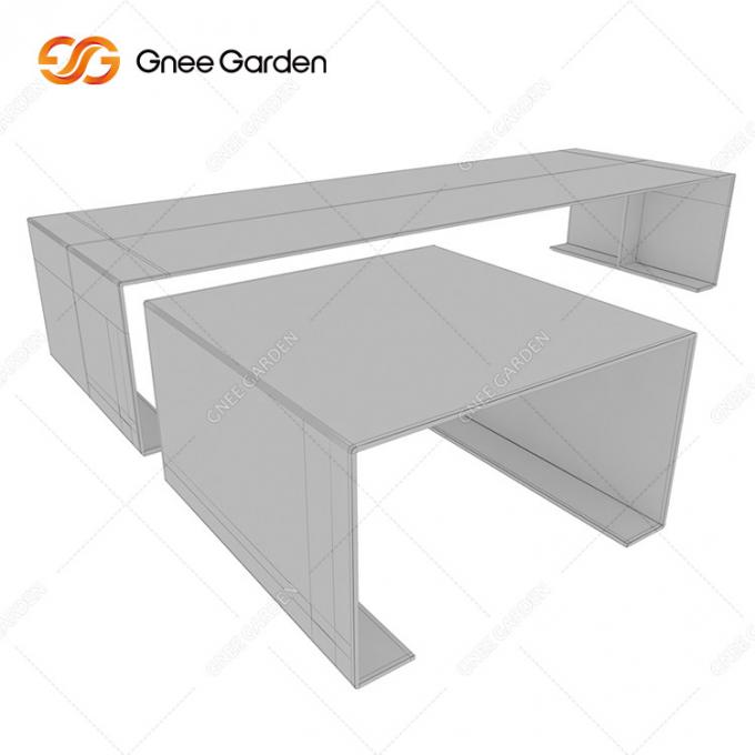 Corten υπαίθριο μέταλλο Furnitures κλασικών θησαυρών κήπων μετάλλων εμπορικό