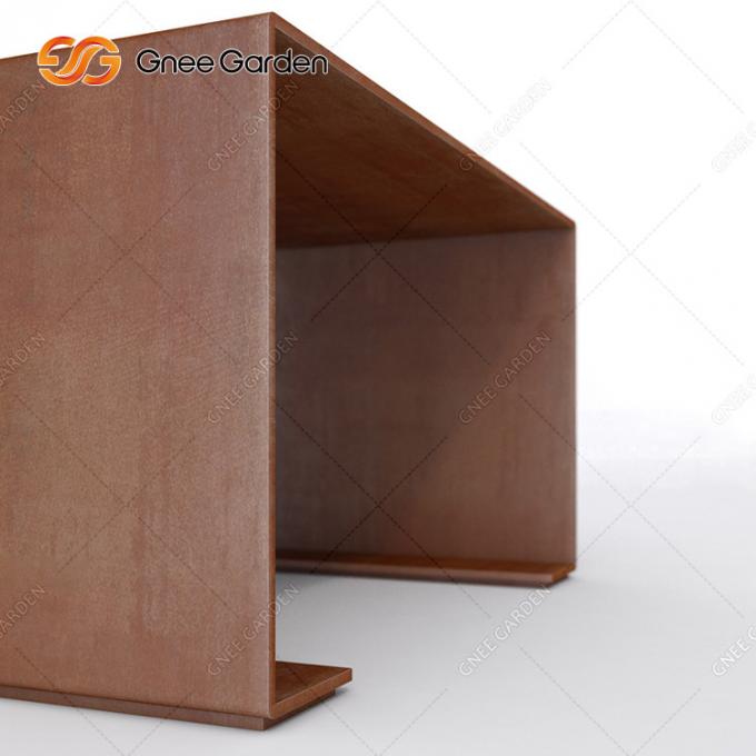 Corten υπαίθριο μέταλλο Furnitures κλασικών θησαυρών κήπων μετάλλων εμπορικό