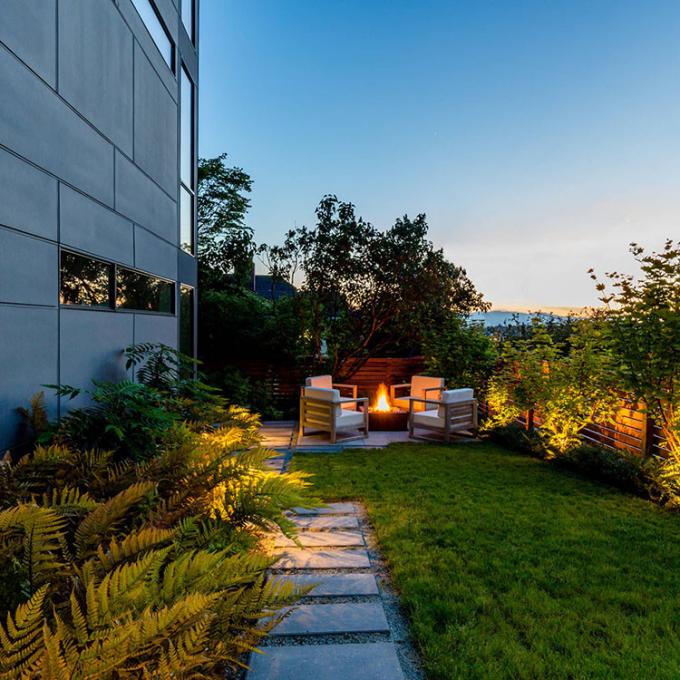 Κοίλωμα πυρκαγιάς χάλυβα Corten αερίου επίπλων Patio εστιών χάλυβα Corten διακοσμητικό