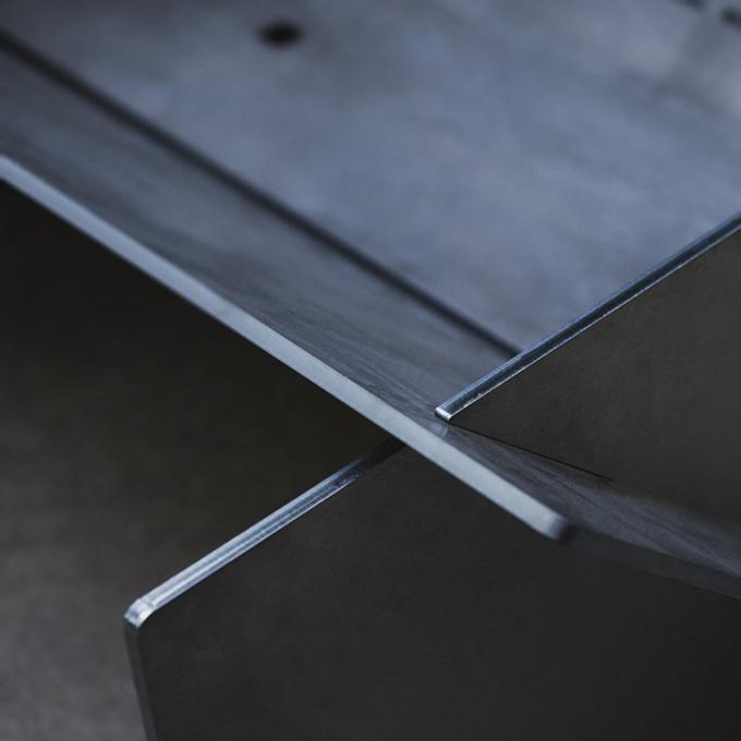 Αποσπάσιμος χάλυβας Firepit GN-FP-333 Corten υπαίθριο κοίλωμα πυρκαγιάς θέρμανσης φυσικό οξυδωμένο