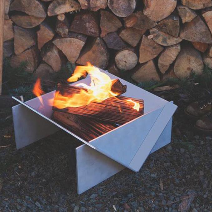 Αποσπάσιμος χάλυβας Firepit GN-FP-333 Corten υπαίθριο κοίλωμα πυρκαγιάς θέρμανσης φυσικό οξυδωμένο