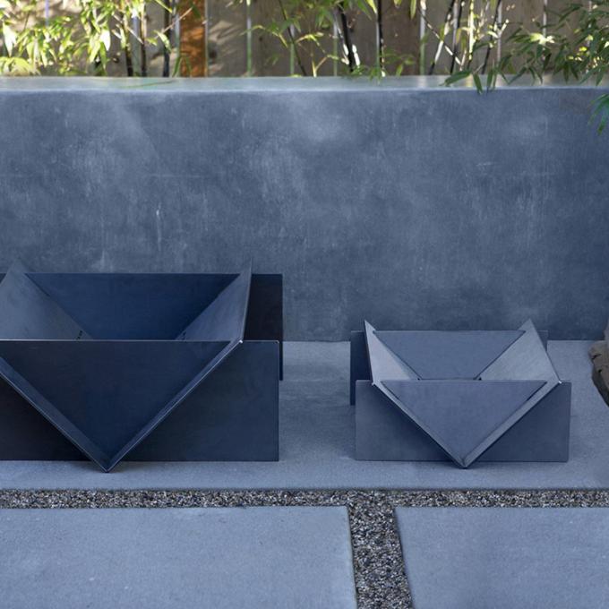 Αποσπάσιμος χάλυβας Firepit GN-FP-333 Corten υπαίθριο κοίλωμα πυρκαγιάς θέρμανσης φυσικό οξυδωμένο