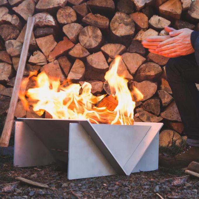 Αποσπάσιμος χάλυβας Firepit GN-FP-333 Corten υπαίθριο κοίλωμα πυρκαγιάς θέρμανσης φυσικό οξυδωμένο