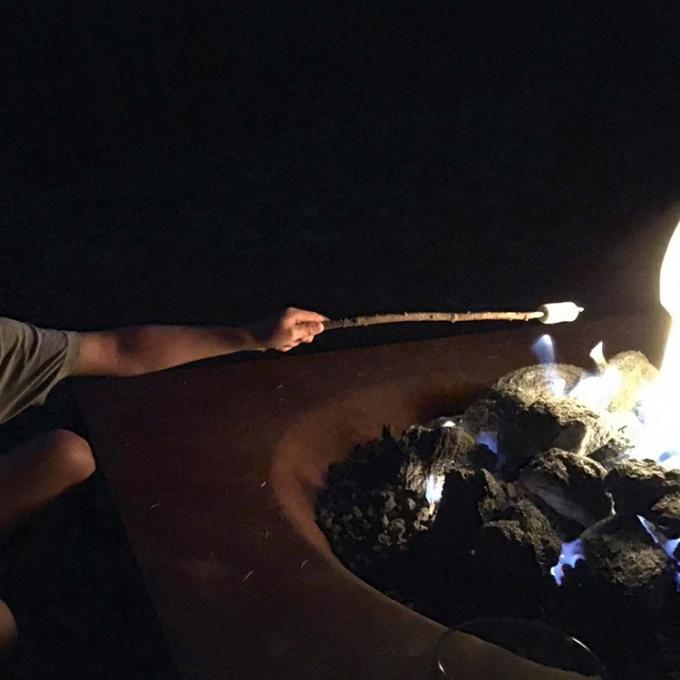 Καυσόξυλο θέρμανσης κήπων που καίει το σκουριασμένο κοίλωμα πυρκαγιάς μετάλλων GN-FP-310 Corten
