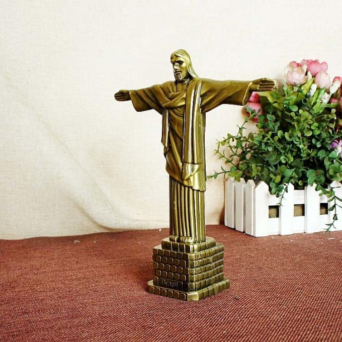 Χυτοσιδήρου σχεδιασμένα θρησκεία αγάλματα γλυπτών μετάλλων εγχώριων διακοσμήσεων διακοσμητικά